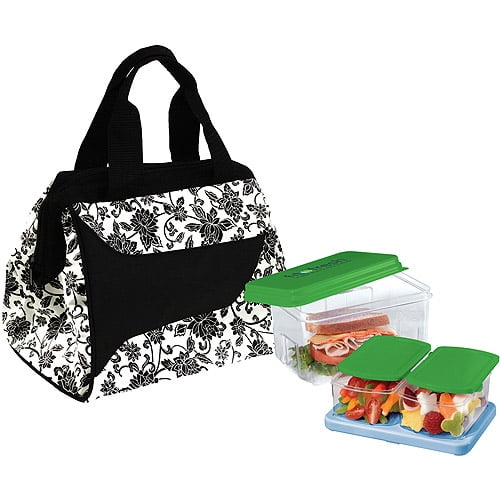 Fit & Fresh Downtown Lunch Kit, Ebony