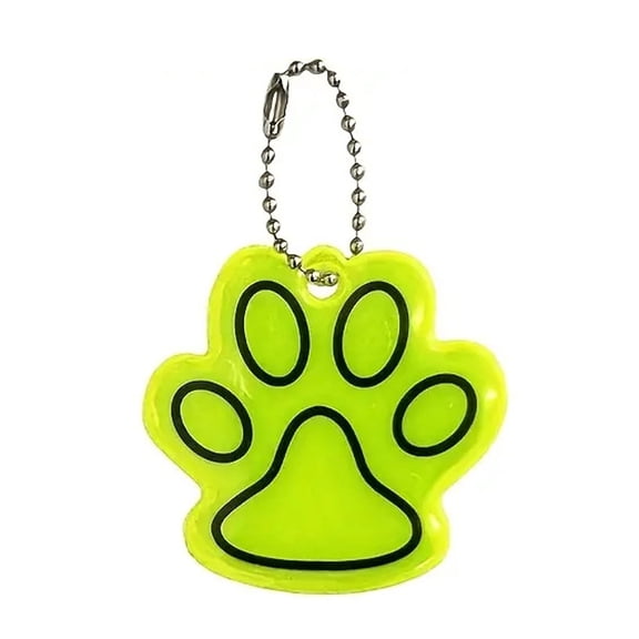 1 Pieces Reflective Pet Pendant, 360° Glow-in-the-Dark Silicone Tag for Collars, Ensures Visibility for Cats & Dogs on Evening Adventures.
