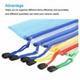thumbnail image 3 of ZTTD 6Pcs Mesh Zipper Pouch Bags, Mesh Pencil Pouch, A4 Zipper Bags for Organizing Storage, Waterproof Zipper Pouches, Letter Size, File Bags for Home Office Supplies, 5 Colors, 3 of 4
