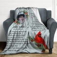 thumbnail image 3 of Custom Blanket with Photos Personalized Bereavement Gifts Blanket , Sympathy Gift for Loss of Loved One, Customized Memorial Blanket Memorial Gifts for Loss Of Mom Dad Grandpa Blankets, 3 of 5
