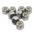 thumbnail image 1 of Cantidad 50 piezas 1/4-20 Tuercas de seguridad hexagonales con inserción de nailon Acero inoxidable A2-70/304/18-8 Acabado liso de Fullerkreg, 1 of 5