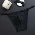 thumbnail image 1 of Ropa interior gay para hombre, tanga coqueta de algodón, tanga para hombre, cintura baja, sexy, 1 of 2