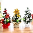 thumbnail image 3 of Inteprter mesita de noche Navidad Artificial Mini árbol Hotel PVC simulación de Navidad árboles falsos decoración Festival banquete decoración Kits de decoración para fiestas A-S07 Inteprter HA069270-01, 3 of 6