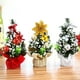 thumbnail image 3 of Moyic Dormitorio PVC Navidad temática Artificial Mini árbol Hotel portátil de Navidad estante mesita de noche decoración regalo de cumpleaños Kits de decoración para fiestas A-S04 Moyic  HA069269-01, 3 of 6