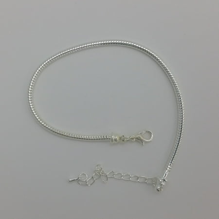 Platinum Plated Charm - 1 Bracelet - 9