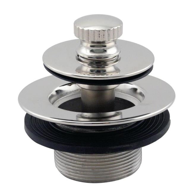 Bathtub Drain Plug, Satin Nickel
