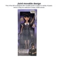 thumbnail image 4 of Miércoles Addams Figura Muñeca Anime Modelo Regalo Halloween (Lunares Manga Corta), 4 of 8