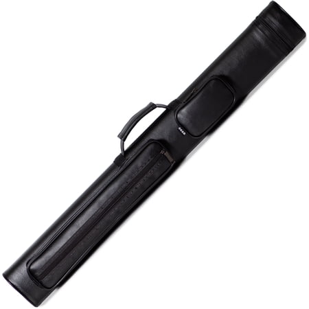 OKKO Pool Cue 2 Butts/2 Shafts Billiard Cue Case Hard Oval Black