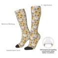 Naloa Music Dancing Cat Thigh High Socks Extra Long Stretchy Sock Women
