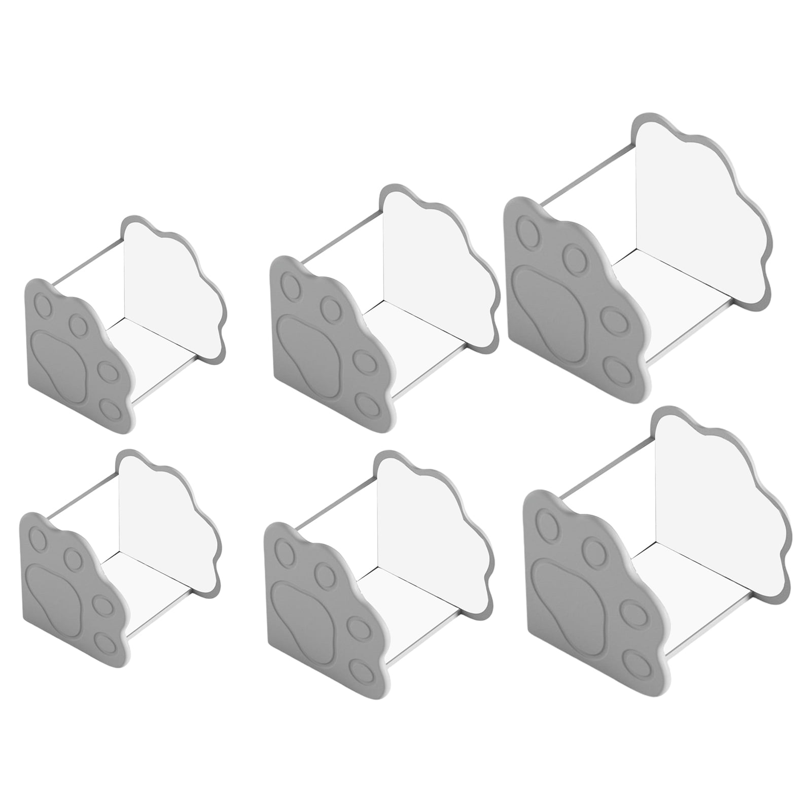6Pcs Door Corner Guard Cartoon Shape High Toughness Silicone All-Purpose Door Corner Guard Furniture Edge Bumpers for Home