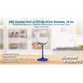 thumbnail image 4 of 10 ARC Cachet White Wine Glasses Set, 16 oz. - Wedding, Favors, Cheap, Sturdy - Blue, 4 of 5
