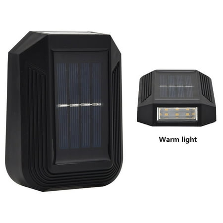 

6LED Solar wall lamp outdoor decorative garden garden wall light up shine light
