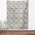 thumbnail image 3 of Ambesonne Vintage Rose Fabric by the Yard Upholstery, Victorian Look Flowers, 5 Yards, Blush Emerald, 3 of 4