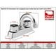 thumbnail image 3 of DICA 2 Pack Mezcladora Lavabo Tipo Bar 4 Bajo Consumo 4047 negro, 3 of 3
