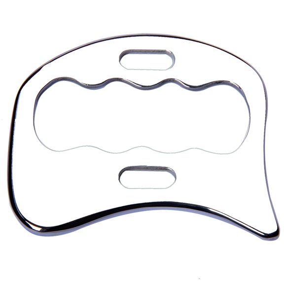 Herramienta de raspado y masaje Gua Sha FeelFree Sport de acero inoxidable