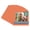 Carnelian Orange, variant on Light Orange Picture Frame Mat for 26x26 Frames - Fits 21x21 Photos - 10 Mats