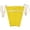 Yellow, variant on 14.96 Inch Canvas Flower Bouquet Tote Bag, White Reusable Floral Carrier with Dual Straps Washable, for Party Wedding Florist Shopping Flower Arrangement