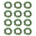 thumbnail image 1 of WHEANG Fixing Clip 12 Pcs Napkin Rings Mini Artificial Needles Wreath Napkin Holder Candle Rings Holiday Napkin Holder for Banquet Table Decorations One Size Green, 1 of 9
