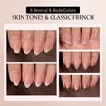 thumbnail image 3 of Presiona las uñas btartboxnails XCOATTIPS French Gel Skin Tones, 3 of 6