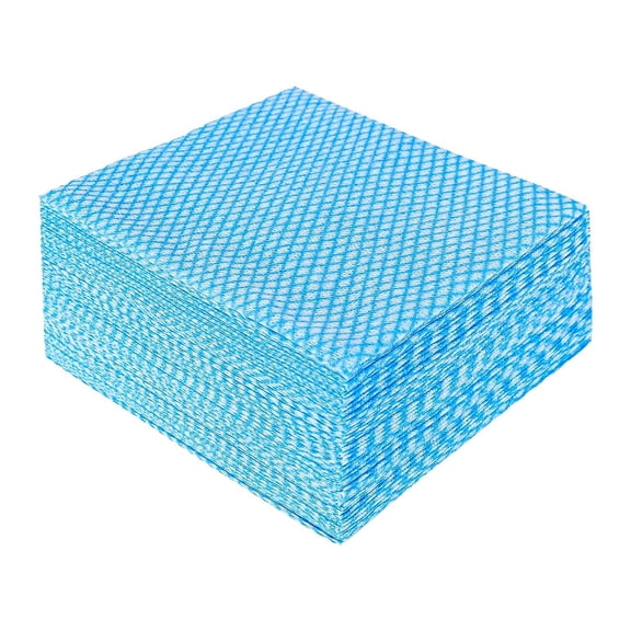 Kjislet Reusable Handi Wipes Disposable Cleaning Towels Dish Towels and Dish Cloths,Handy Cleaning Wipes, 50Count/Pack,Blue