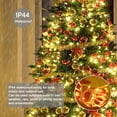 thumbnail image 4 of Hwawhin Outdoor Christmas Decorations Star String Lights, 8 Modes & 350 LED 11.5ft Waterfall Tree Lights with Star Topper for Christmas Indoor Outdoor Holiday New Year Lighting Decorations, Plug-in, 4 of 6