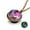 J, variant on Galaxy Necklace Pendant Planet Dome Double System Glow In Dark Glass Jewelry for Cosmic Enthusiasts
