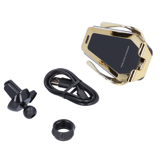 Car Phone Holder, Intelligent Recognition Car Wireless Charger Phone Holder Automatic Locking For All Mobile Phones For Multi Protection