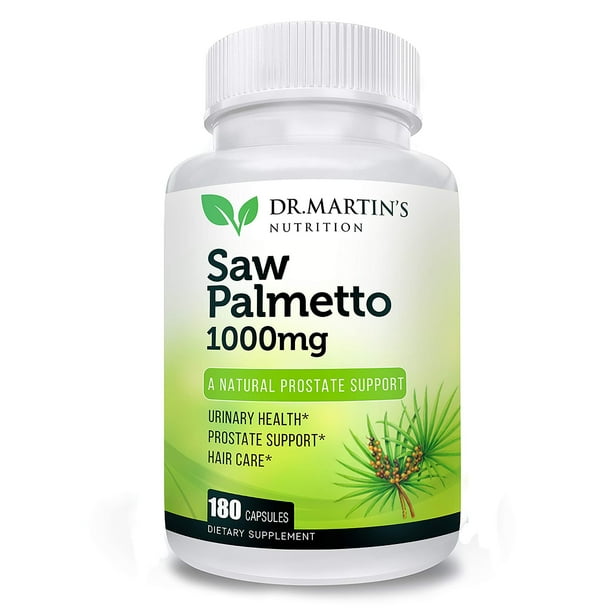 Super Strength Saw Palmetto, 180 Capsules Prostate Health Supplement