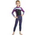 thumbnail image 3 of Kid Wetsuit One Piece Neoprene Swimsuit Sun-Protective for Surfing Diving Swimming Boating In Winter, 3 of 6
