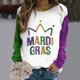 thumbnail image 4 of Gibobby Divertidas Sudaderas Camisa de para mujer, sudadera, camisa de día de fiesta de , Top informal de manga larga (Glauco, L), 4 of 5