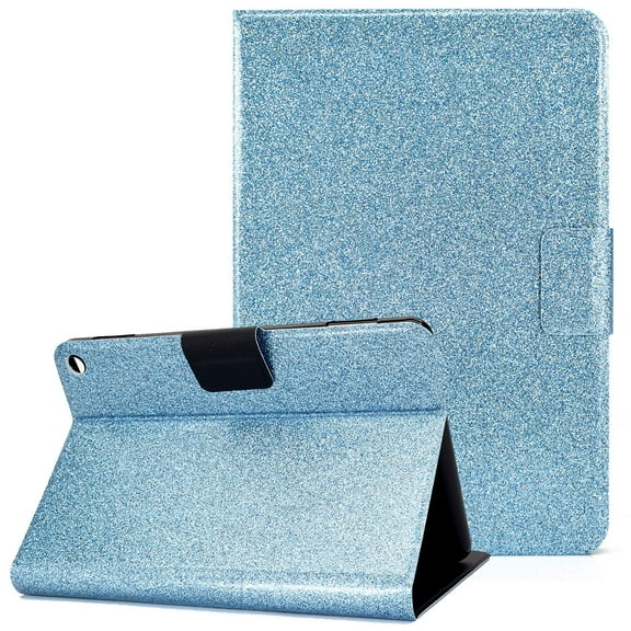 Allytech Case for All-New Fire HD 10 & Fire HD 10 Plus Tablet(11th Generation, 2021 Release), Slim Folding PU Leather Stand Card Slots Cover with Auto Sleep/Wake for Fire HD 10.1" 2021, Blue