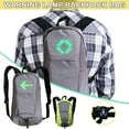 thumbnail image 1 of onlyliua ¡ Ofertas de Liquidación de Hoy Prime! Mochila con Luz Led Señal de Giro con Trol Remoto Inalámbrico y Bolsa de 15 L para Ciclismo Seguro, 1 of 5