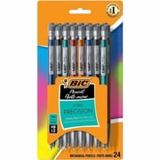 BIC Xtra-Precision Mechanical Pencils, 0.5 mm Lead, # 2.5, Assorted Barrel (MPLMFP241) | 10 Packs