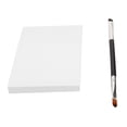 thumbnail image 5 of Paleta de mezcla desechable L, papel impermeable, cepillo de doble punta, pluma de pintura para dibujo de uñas, 5 of 5