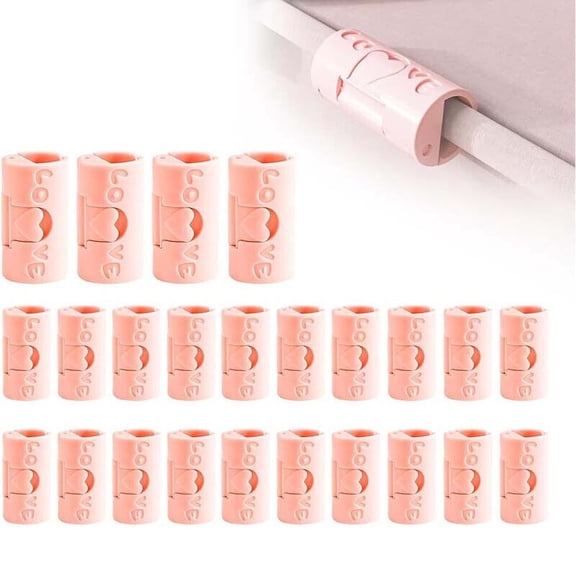 WEISIPU 24PCS Bed Sheet Grippers Duvet Cover Clips Sheet Fasteners Clips Keep Sheets Snug