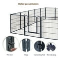 thumbnail image 3 of Dog Playpen,32" 40 Panels Portable Exercise Fence Heavy Duty Metal Pet Playpen Indoor Outdoor Pet Playpen for Small Medium Large Dogs - RV Camping Pen  (40 Panels, 32 inch), 3 of 10