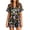 Green, variant on Women's Halloween Printed Pajama Set Short Sleeve Top with Chest Pocket and Matching Shorts Sleepwear Lounge Set Cute Festive Print 2 Piece for Women Comfy Summer Night Home Relax Black L