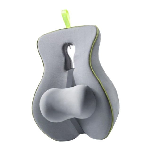 Cojín trasero Colco Cómodo para silla de oficina almohada de apoyo para la espalda Gris