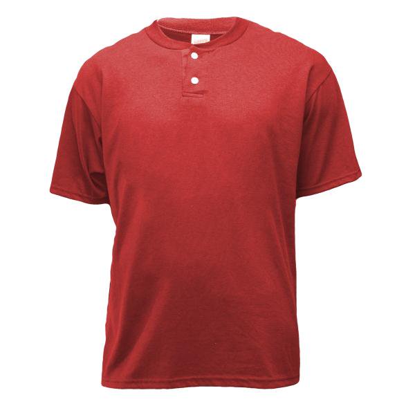 Soffe Boys Short Sleeve Henley Placket T-Shirt - B206