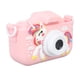 thumbnail image 4 of Cámara para niños, bonita cámara digital con doble lente, enfoque automático, fotografía, grabación de vídeo, juegos, música, juguete rosa, 4 of 14