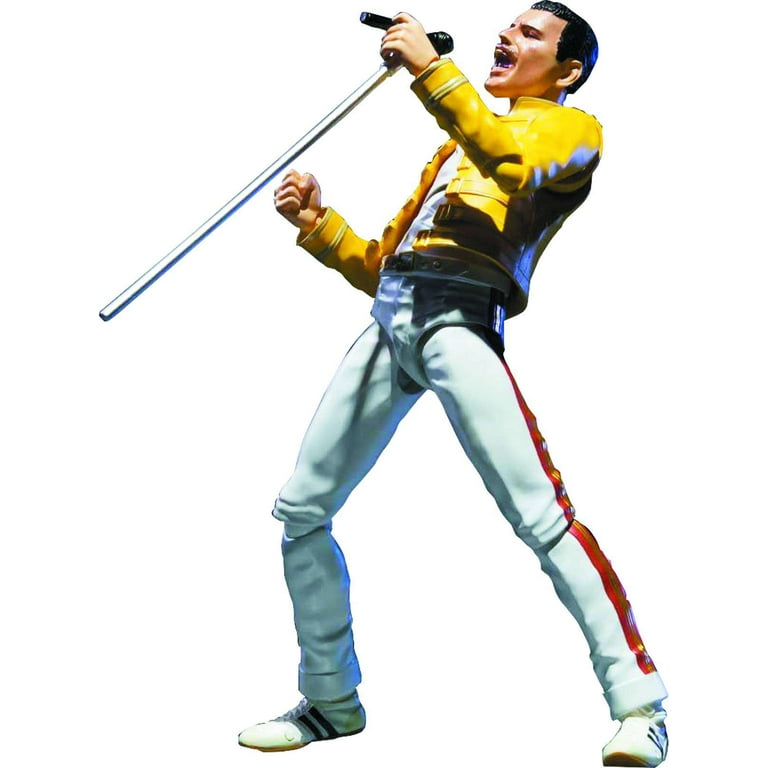 SHFiguarts Freddie Mercury フィギュア Music S.H. Figuarts Freddie Mercury Action Figure - Walmart.com