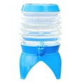thumbnail image 1 of Seau Pliant d'Extérieur avec Robinet, Contenant d'Eau Rétractable et Rabattable pour Voiture, Grande Capacité Portable pour le Camping, la Pêche, le Jardinage, PVC Durable, 5 Gallons / 20 Litres, Bleu, 1 of 8