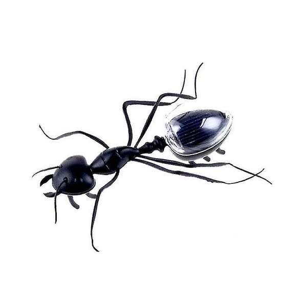 12 Plastic Solar Power Ant Cockroach Spider & Tortoise Crab Butterfly Insect