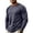 Gray_014, variant on Domuza Mens Long Sleeve Shirt with Pocket Crew Neck Shirts Casual Solid Lightweight Basic T-Shirt Brown XL