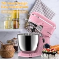 thumbnail image 4 of Ailessom New Stand Mixer,6.5-QT 10-Speed Tilt-Head Kitchen Electric Mixer with Bowl, Dough Hook, Beater, Whisk for Most Home Cooks,(Sakura Pink）, 4 of 8