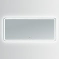 thumbnail image 4 of innoci-USA  Hermes Rounded Arc Corner LED Wall Mount Lighted Vanity Mirror Featuring IR Sensor and Durable Aluminum Frame, 4 of 4