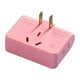 thumbnail image 1 of Convertidor de corriente giratorio de 1 a 3 tomas, 180 grados, adaptador de corriente inalámbrico, para oficina, resistente, de metal, con soporte ajustable, alto rendimiento, protección, 1 of 9