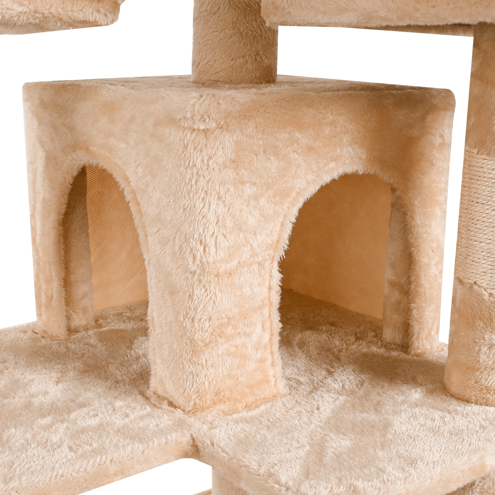 Pefilos 69" Cat Tree for Large Cats, Indoor Cat Tower for Cozy Plush Perches Multi-Level Cat Condo Play House, Beige Pefilos 69" Cat Tree for Large Cats, Indoor Cat Tower for Cozy Plush Perches Multi-Level Cat Condo Play House, Beige