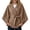 LL41-Khaki, variant on Women Wrap Cape Coat V Neck Belted Poncho Jacket Wide Batwing Sleeve Winter Coats for Women Elegant Solid Outerwear with Side Pockets,Women's Plus M