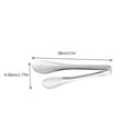 thumbnail image 2 of WHAMVOX  2 Pcs Stainless Steel Barbecue Tongs Cooking for Kitchen Silver, 2 of 7